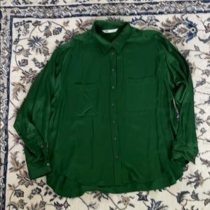 Zara Emerald Green Blouse